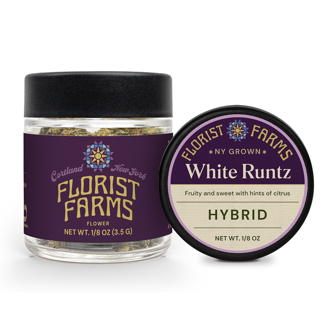 Photograph of product: Florist Farms | White Runtz | 3.5g | Eighth Ounce
