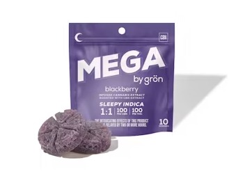 Photograph of product: Mega Pearls - Gummies - TH-oui Sour Grape MEGA Pearl - Oui'd - (100mg) (I) 100mg