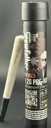 Photograph of product: Growfather - Grandaddy Purp Berry 1.2g Moonrock Infused 1.2g Pre-Roll