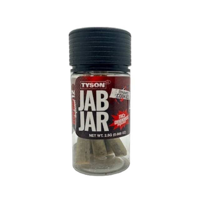 Photograph of product: Dynamite Cookies | Jab Jar | 5pk Infused Prerolls - 