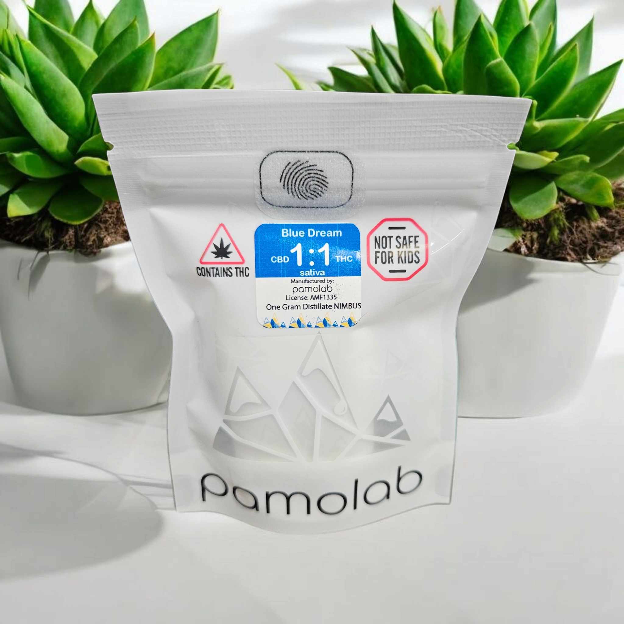 Photograph of product: White Widow 1:1 TH-oui:CBD  Disposable - AU Pamolab