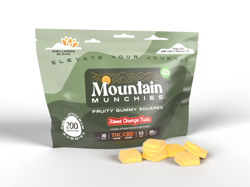 Photograph of product: Mountain Munchies Blood Orange Yuzu 1:1