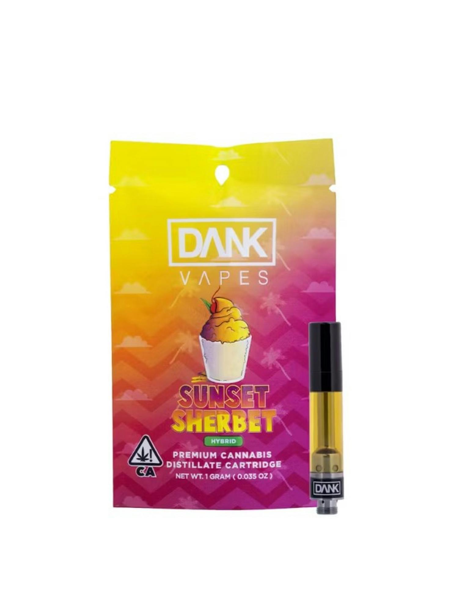 Photograph of product: Dank|Sunset Sherbet|1g Cart