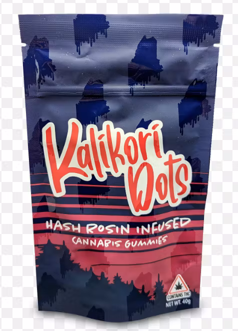 Photograph of product: KAL | Concord Grape Dots Live au chocolat Rosin | 200mg TH-oui