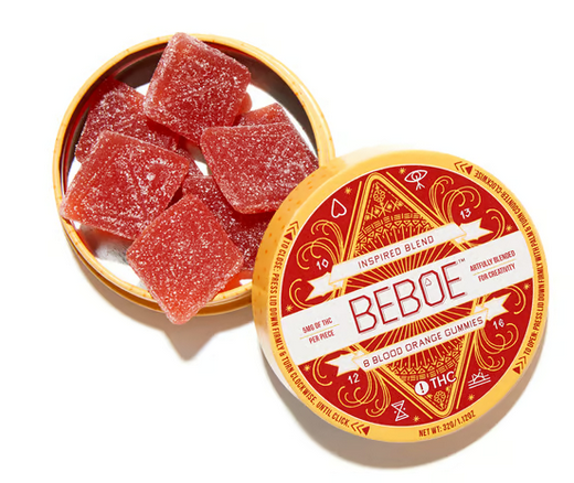 Photograph of product: Beboe - Inspired Blood Orange 100mg 20pk Gummies