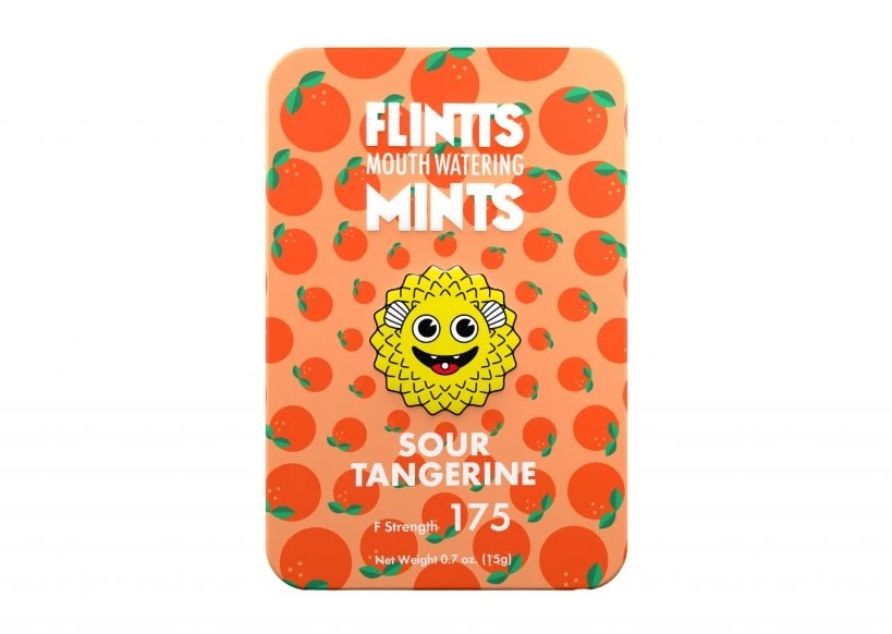 Photograph of product: Flintts Mints - Sour Tangerine