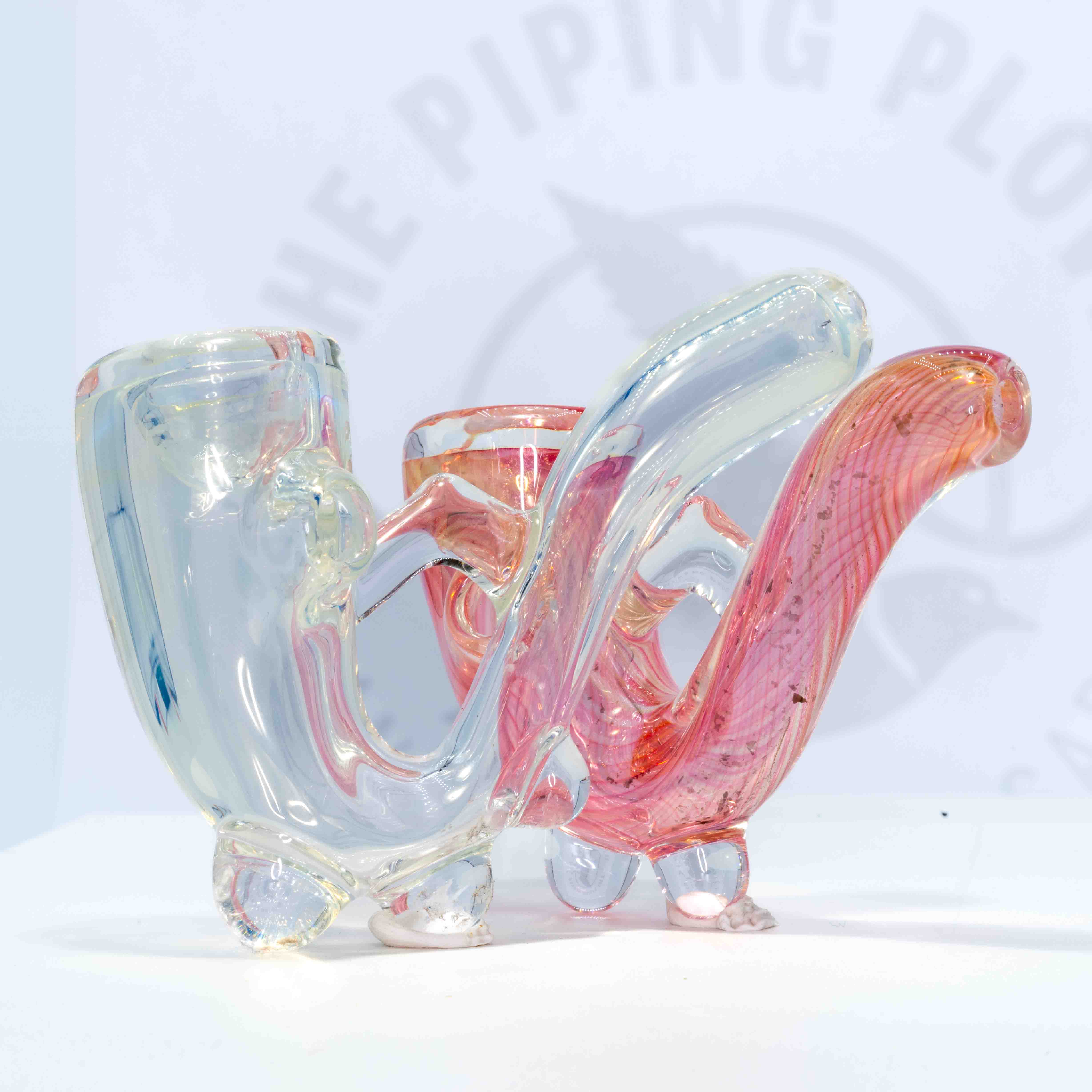 Photograph of product: Handblown Glass Sherlock Pipe