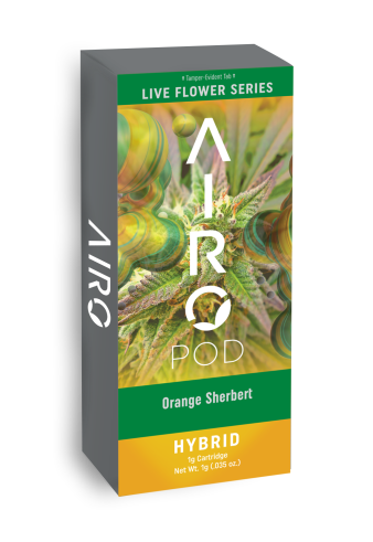 Photograph of product: Airo | Distillate Vape | Orange Sherbert 1g
