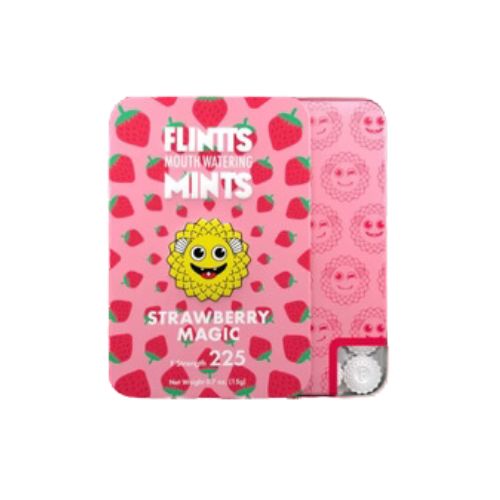 Photograph of product: Flintts | Mouth Watering Mints | Strawberry Magic