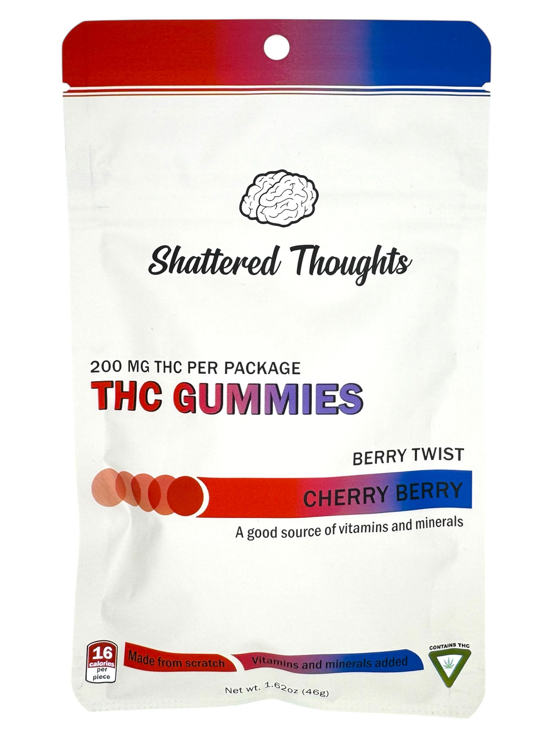 Photograph of Product: 200mg Cherry Berry Gummies