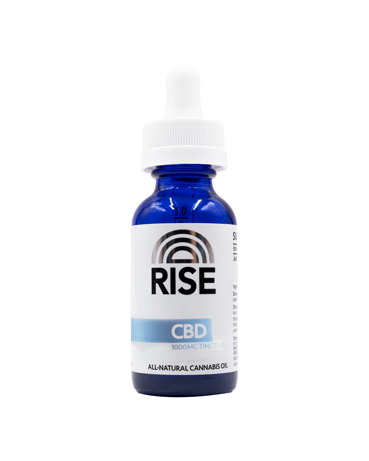 Photograph of product: RISE | CBD Tincture | Infused Liquid | 2500mgCBD