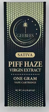 Photograph of product: GEEBEES | Piff Haze | 1g Cart