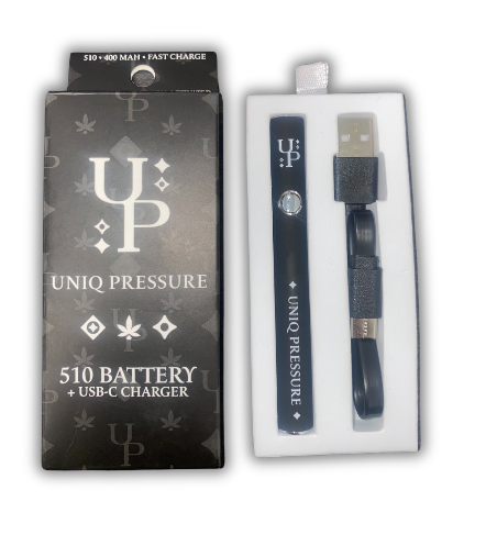 Photograph of product: Accessories | Uniq Pressure 510 Battery w/ Charger | Uniq Pressure