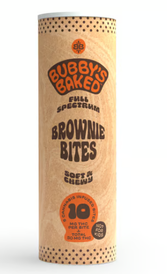 Photograph of product: Bubby's Baked - Edibles - Brownie Bites 5pk (50mg)