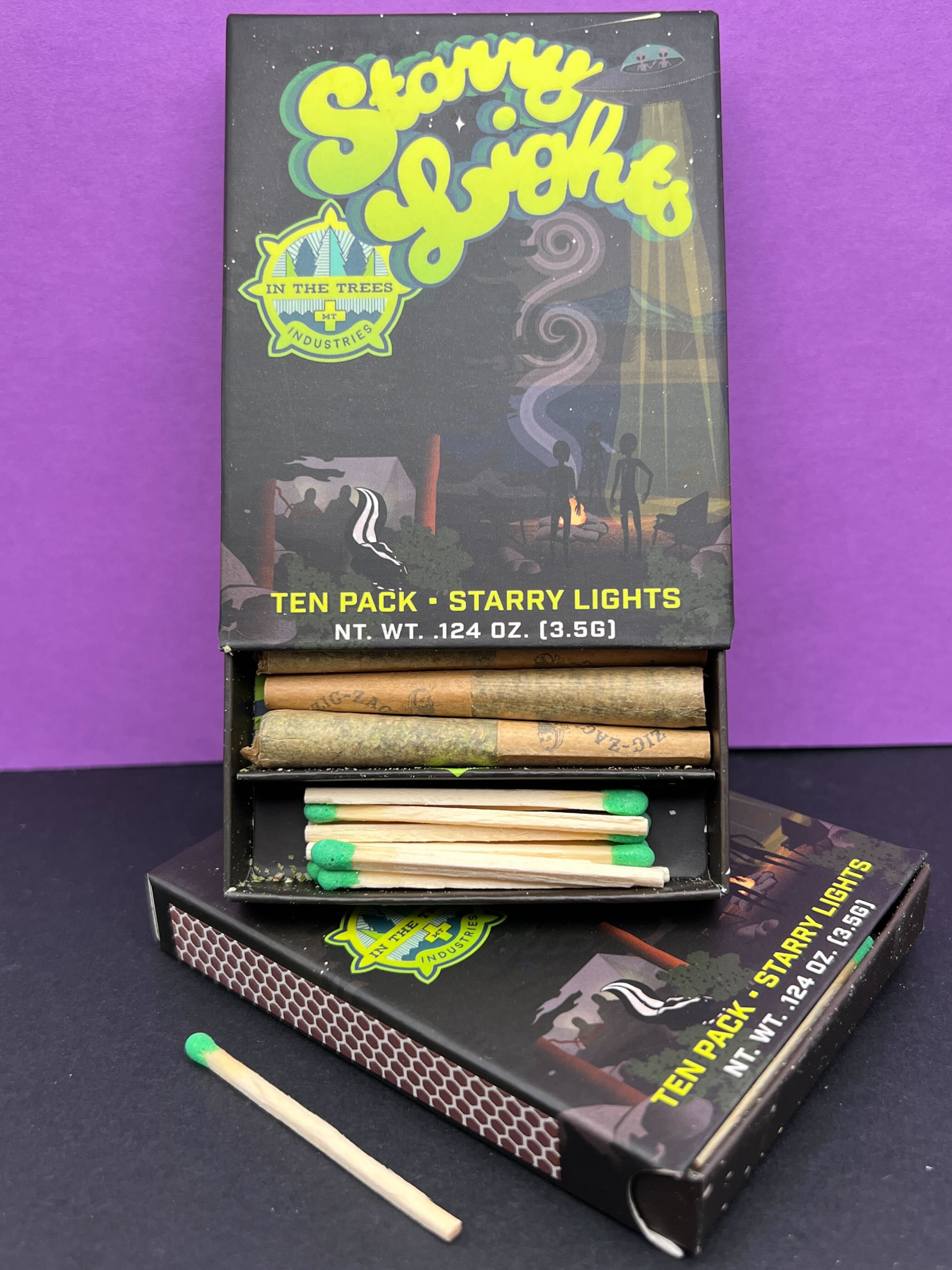 Photograph of product: 10pk Starry Lights - Northern Lights - In The Trees Industries