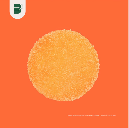 Photograph of product: Botanist Sparkling Orange (Fast acting-S) Gummies 10mg x 4ct