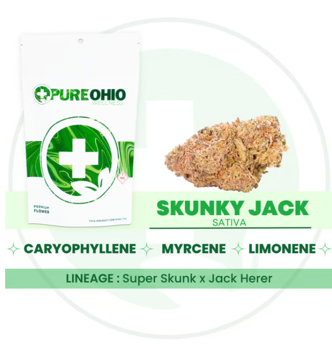 Photograph of product: Pure Ohio | Skunky Jack | 14.15g