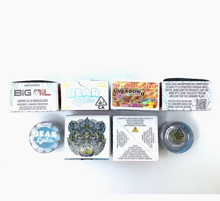 Photograph of product: Bear Labs Nectarine Jelly Tier 4 Live Rosin 1g