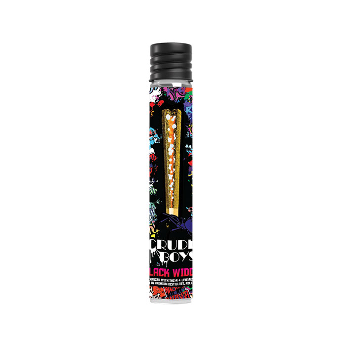 Photograph of product: Black Widows Infused Pre-Roll | Cranberry Crush