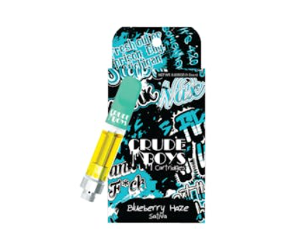 Photograph of product: 510 | Blueberry Haze | 1g | Crude Boys