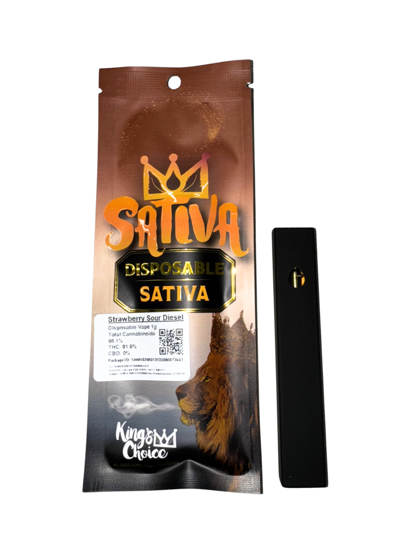 Photograph of product: Strawberry Sour Diesel Disposable Vape