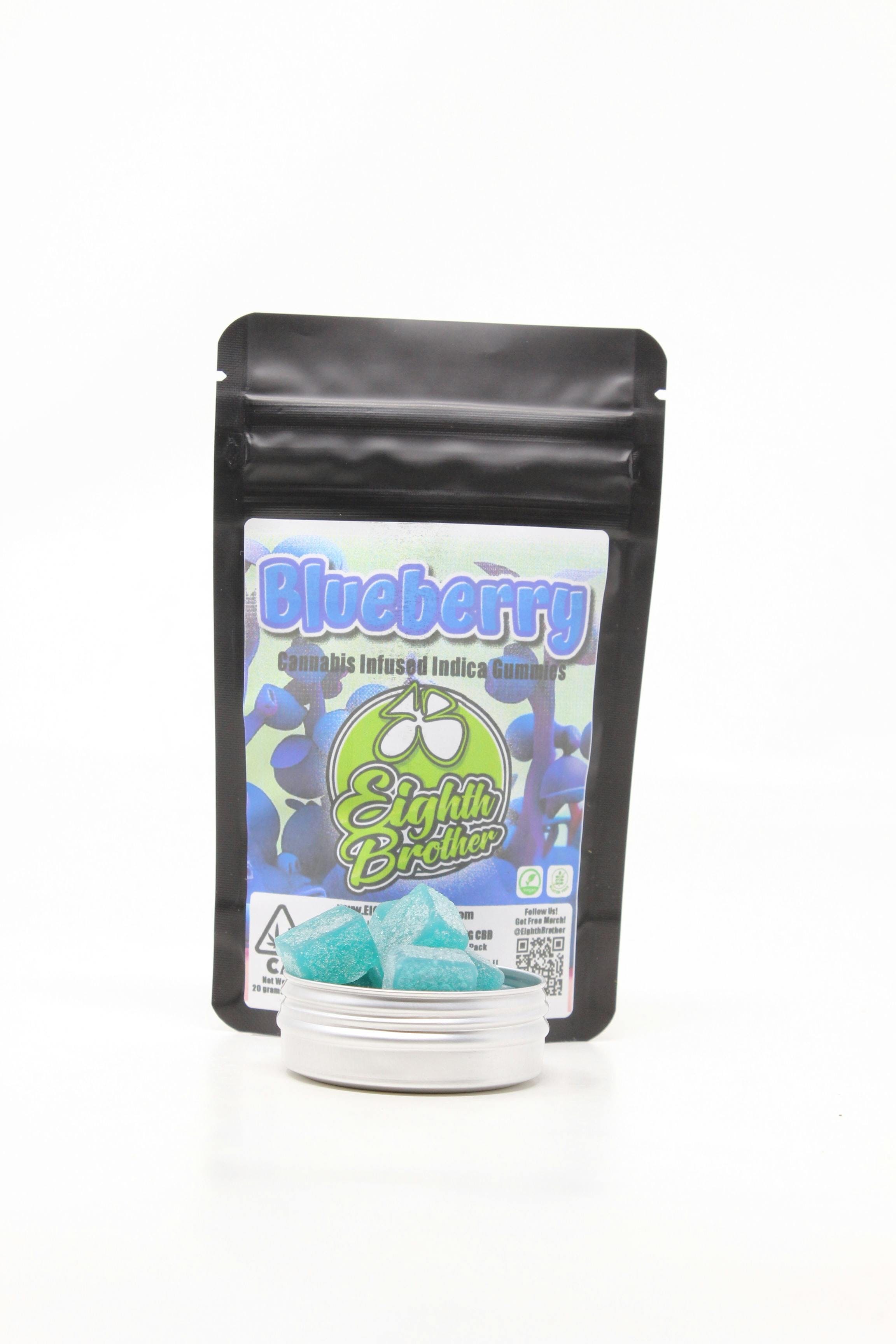 Photograph of product: Eighth Brother - Blueberry 100mg