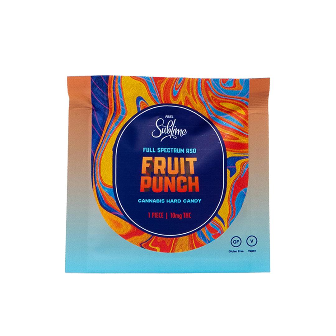 Photograph of Product: Fruit Punch RSO Hard Candy Single