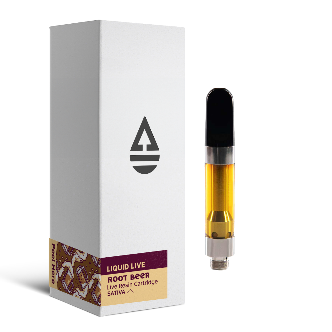 Photograph of product: Root Beer | Liquid Live Resin 1g | Oui'd