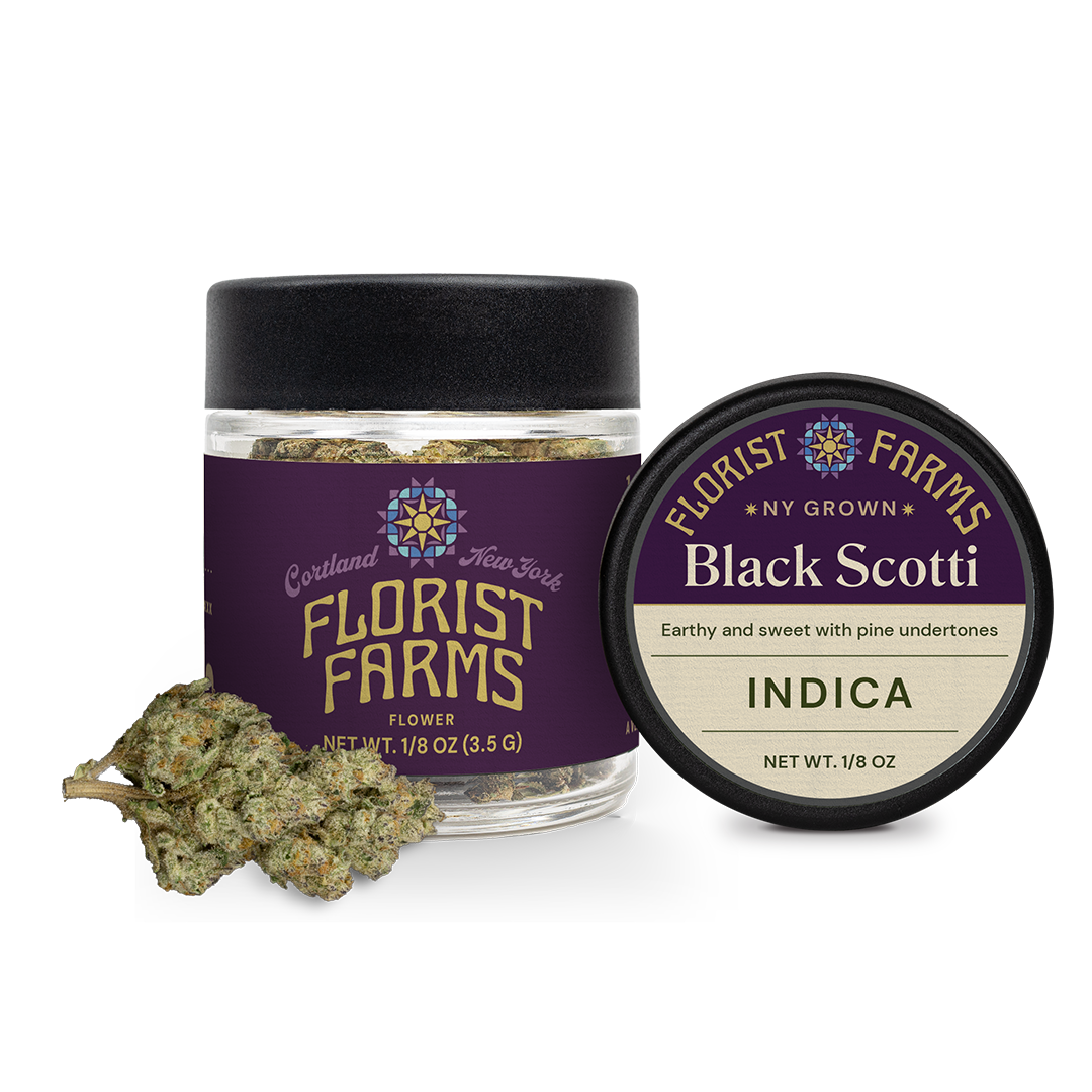 Photograph of product: Flower Jar - Black Scotti - 3.5g