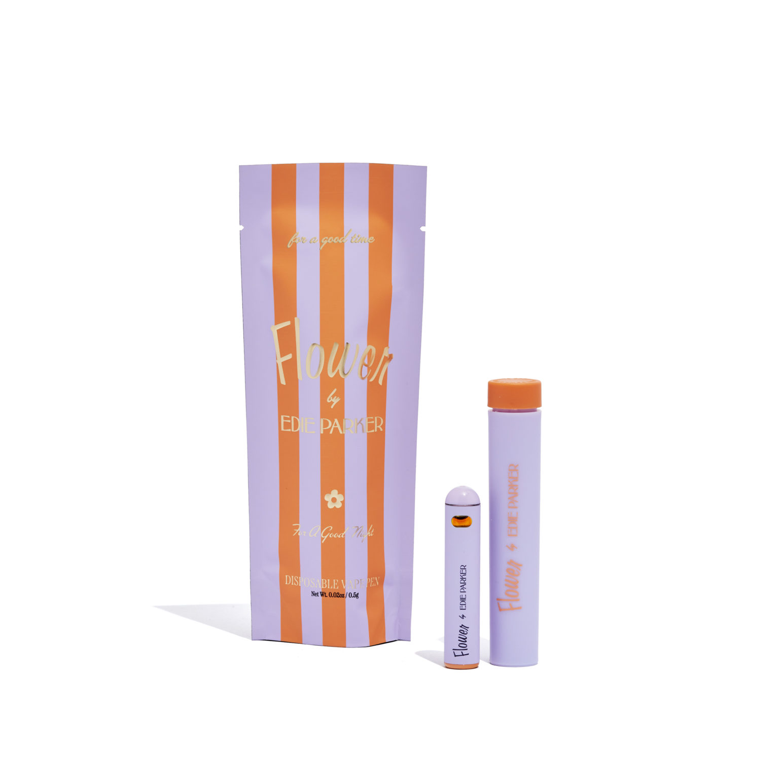 Photograph of product: Edie Parker | "Nightcap" Petal Puffer - Cherry Amaretto Sour | Disposable Vape | .5g