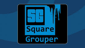 Photograph of product: Square Grouper House Blend Cured Pressed au chocolat 1g