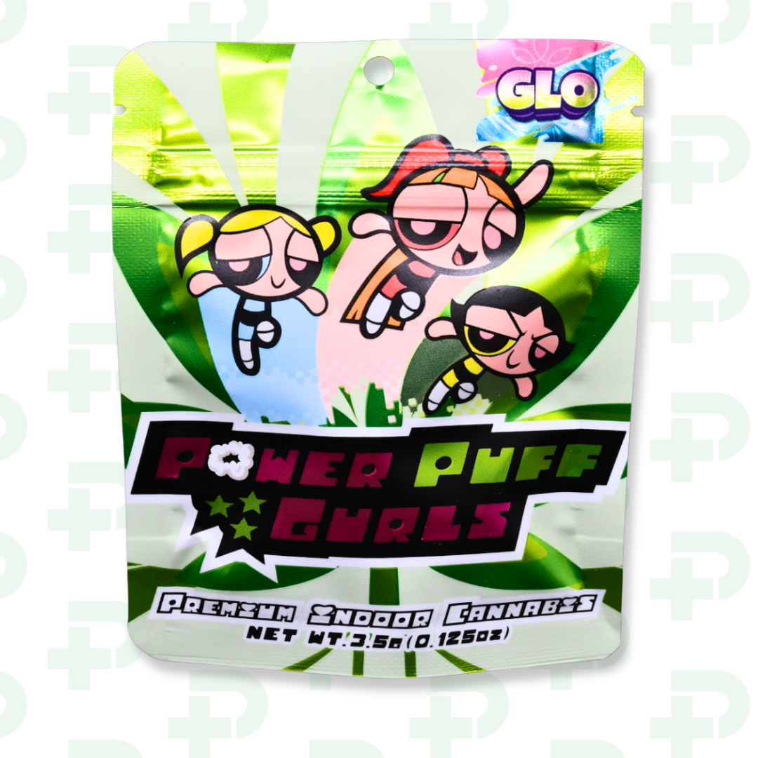 Photograph of product: Glo Farms Prepack - Power Puff Girls - 3.5g