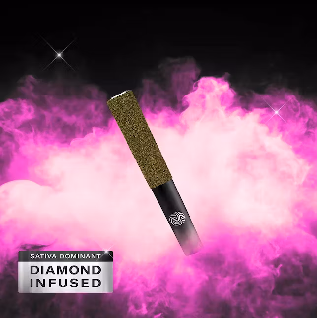 Photograph of Product: Rythm Strawberry Sour Diesel REMIX Double Infused Preroll 1g