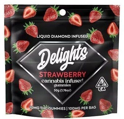 Photograph of product: DAB DADDY - STRAWBERRY DELIGHTS - 100 items