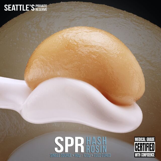 Photograph of product: Cake Frosting Solventless au chocolat Rosin Seattle's Private Reserve