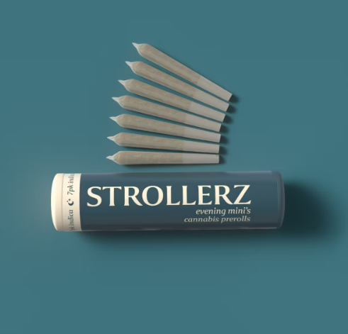 Photograph of product: Evening Minis | 2.45g | Pre-Roll 7 pk | STROLLERZ