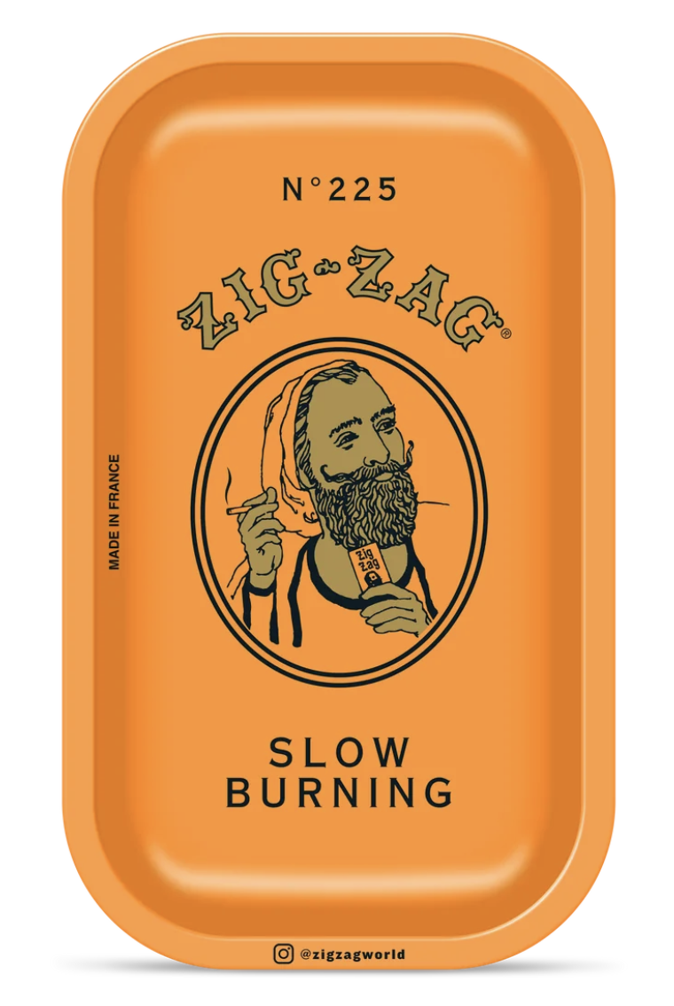 Photograph of product: Zig-Zag French Orange Rolling Tray (Small)