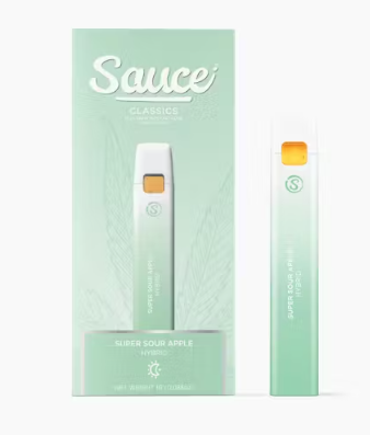 Photograph of product: Sauce | Super Sour Apple Classic Disposable   1 G