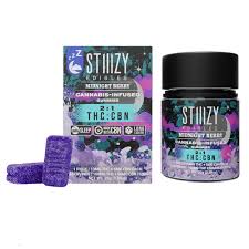 Photograph of product: (32717) Stiiizy Gummies CBN Midnight Berry 100mg