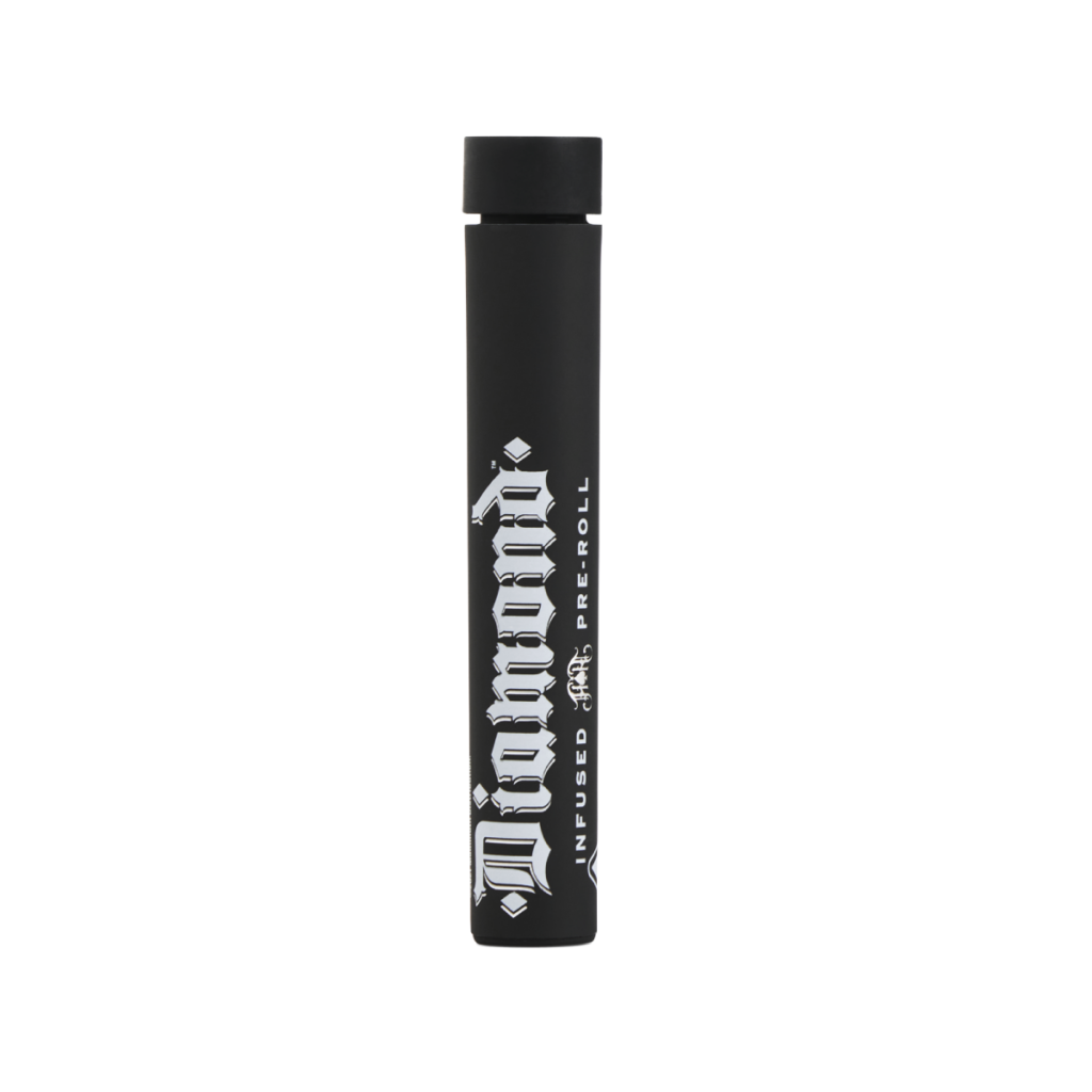 Photograph of product: Heavy Hitters - Raspberry Cough (s) - Diamond Infused Pre-roll - 1g