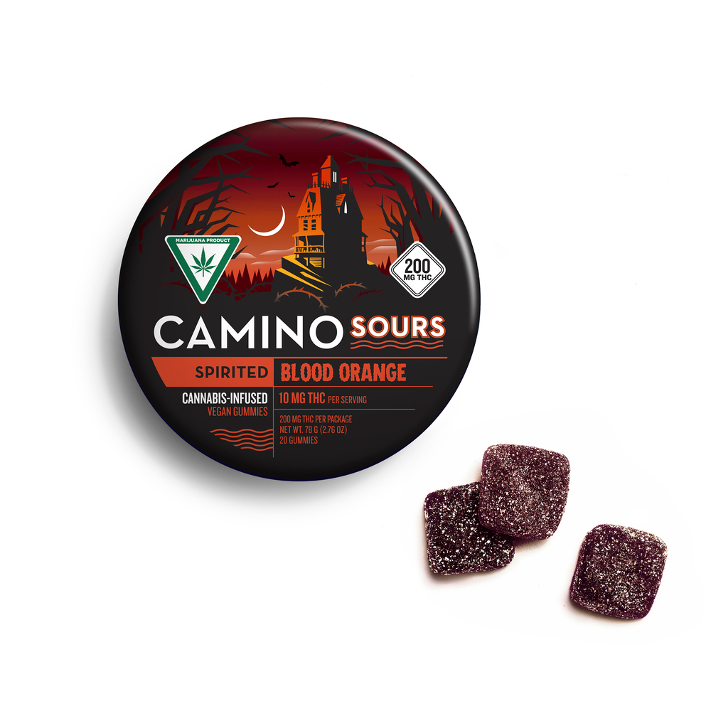 Photograph of product: Blood Orange Sour Gummies | 20x10mg | 200mg