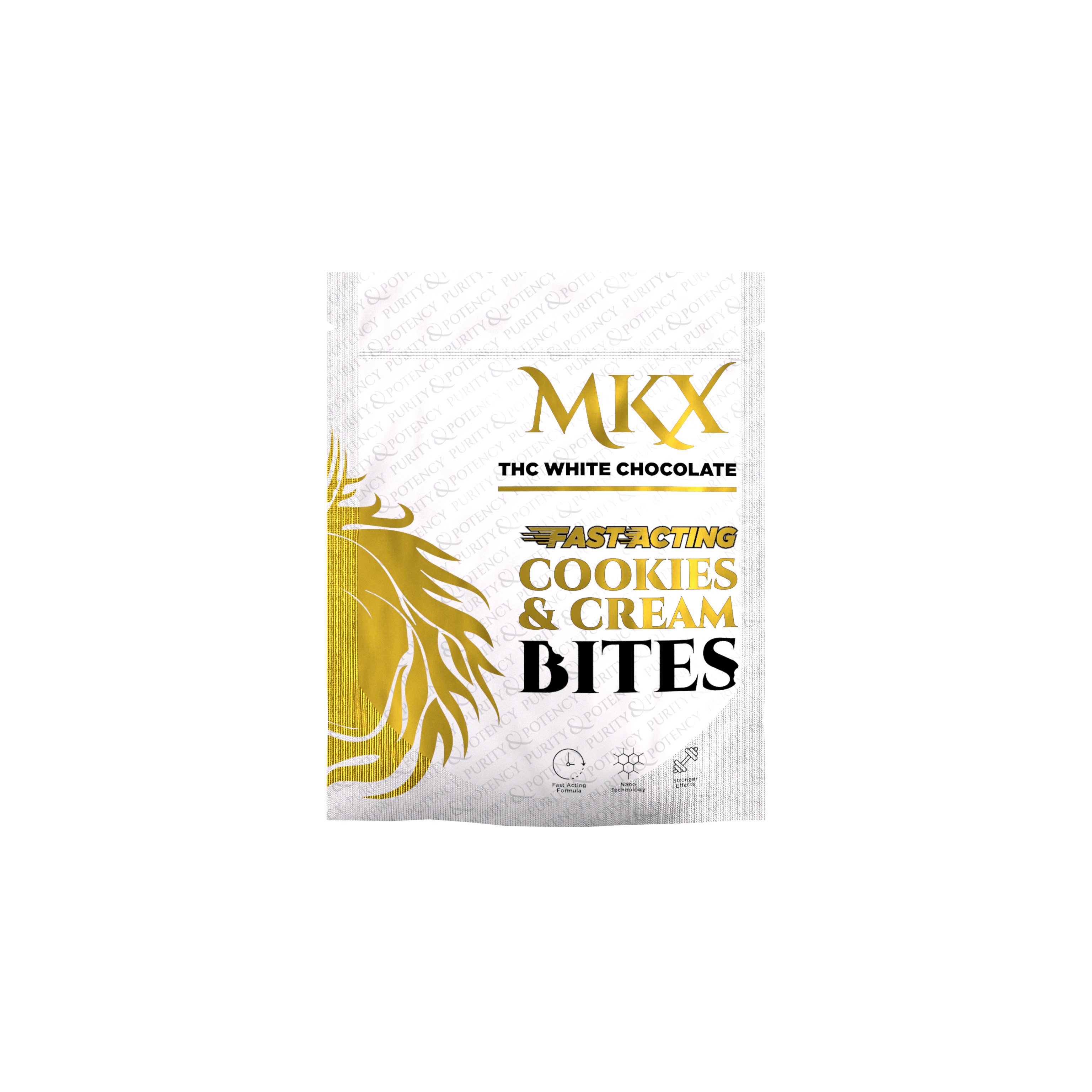 Photograph of Product: Cookies and Cream Bites | 200mg