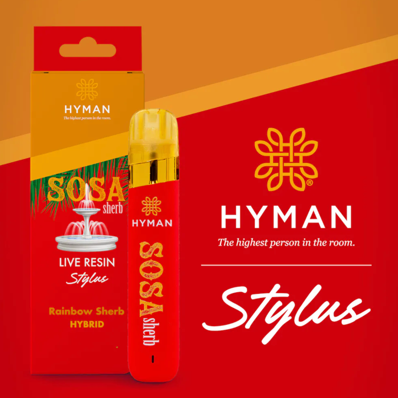 Photograph of product: Hyman| Live Resin Stylus Sosa Sherb