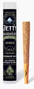 Photograph of product: JETTY 1G PR GARLIC MILK X WHITE COOKIES $16 | NON-CANNABIS ACCESSORY $9 | CANNABIS GOOD $3 | EXCISE TAX $0.3