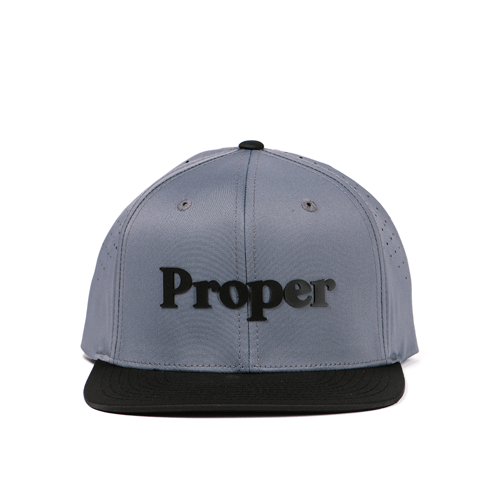 Photograph of product: Performance Flat Bill - Black/Grey