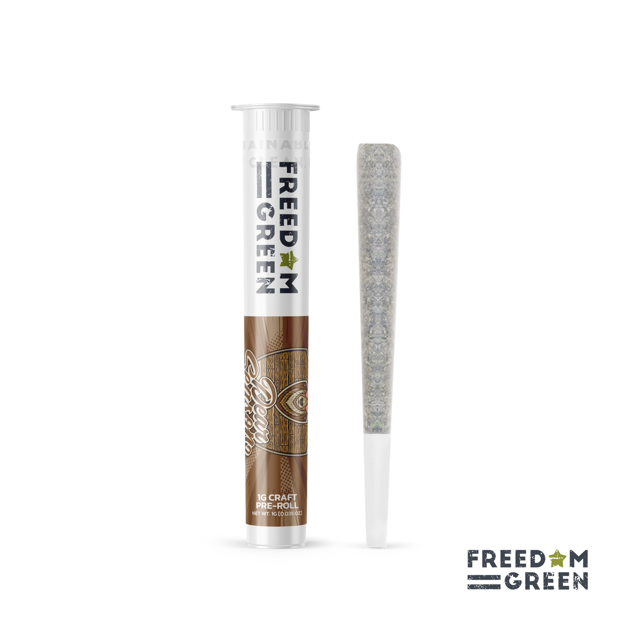 Photograph of product: Freedom Green - 1g Pre-Roll - Deer Season