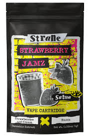 Photograph of product: Strawberry Jamz Oil Cartridge 1g