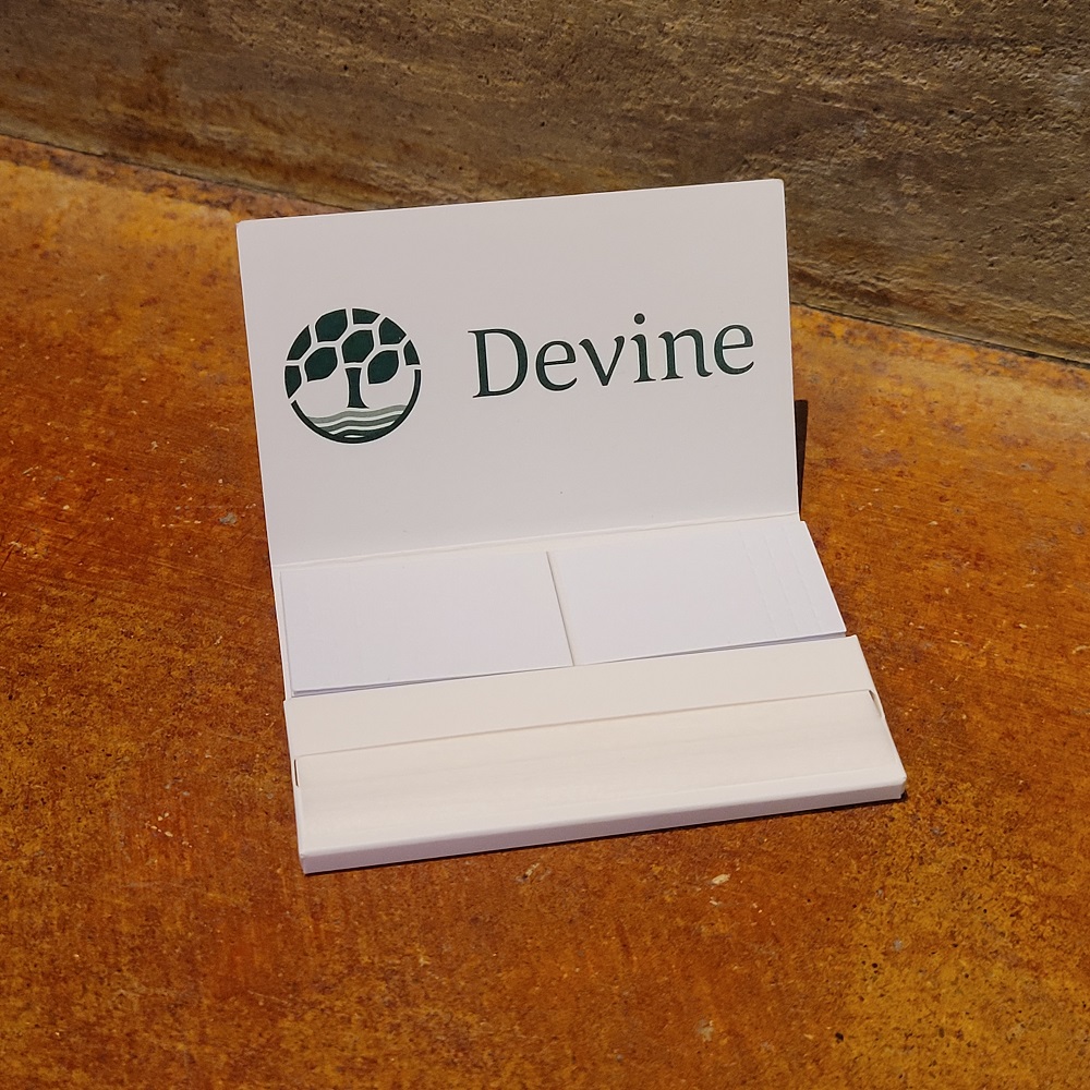 Photograph of product: Devine Rolling Papers 1 1/4" With Tips