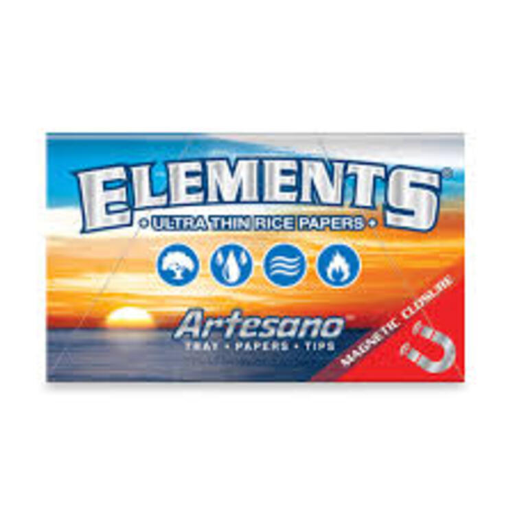 Photograph of product: Elements King Size Artesano Papers w/Tips