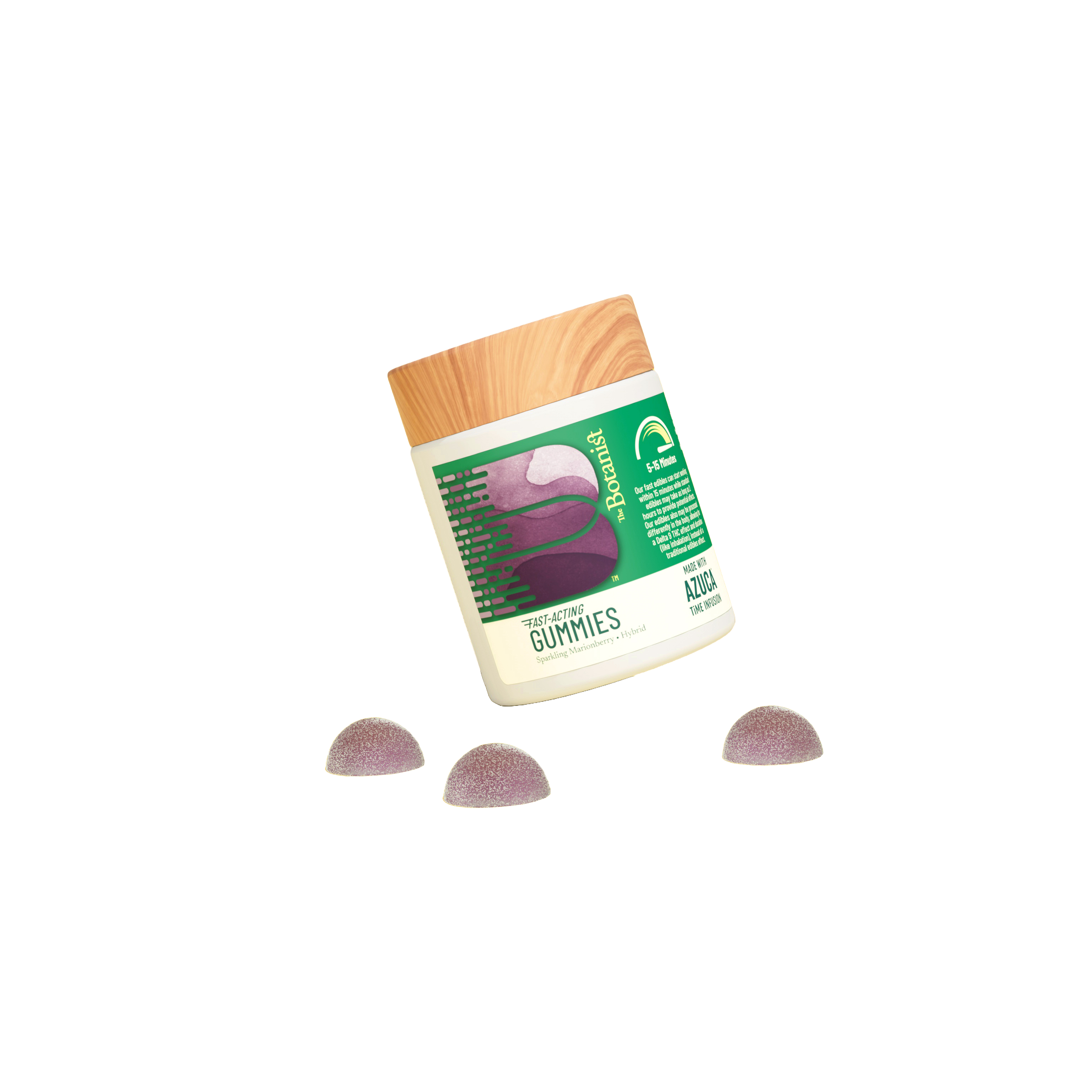 Photograph of product: Sparkling Marionberry Fast Acting Gummies | 10 Pack